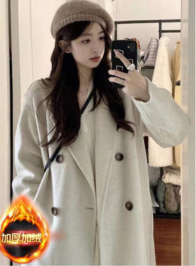 高级感毛呢外套女2024新