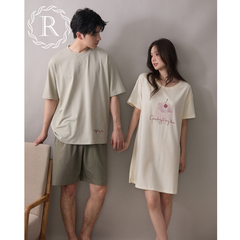 RoseTree夏日马卡龙莱赛尔棉睡衣