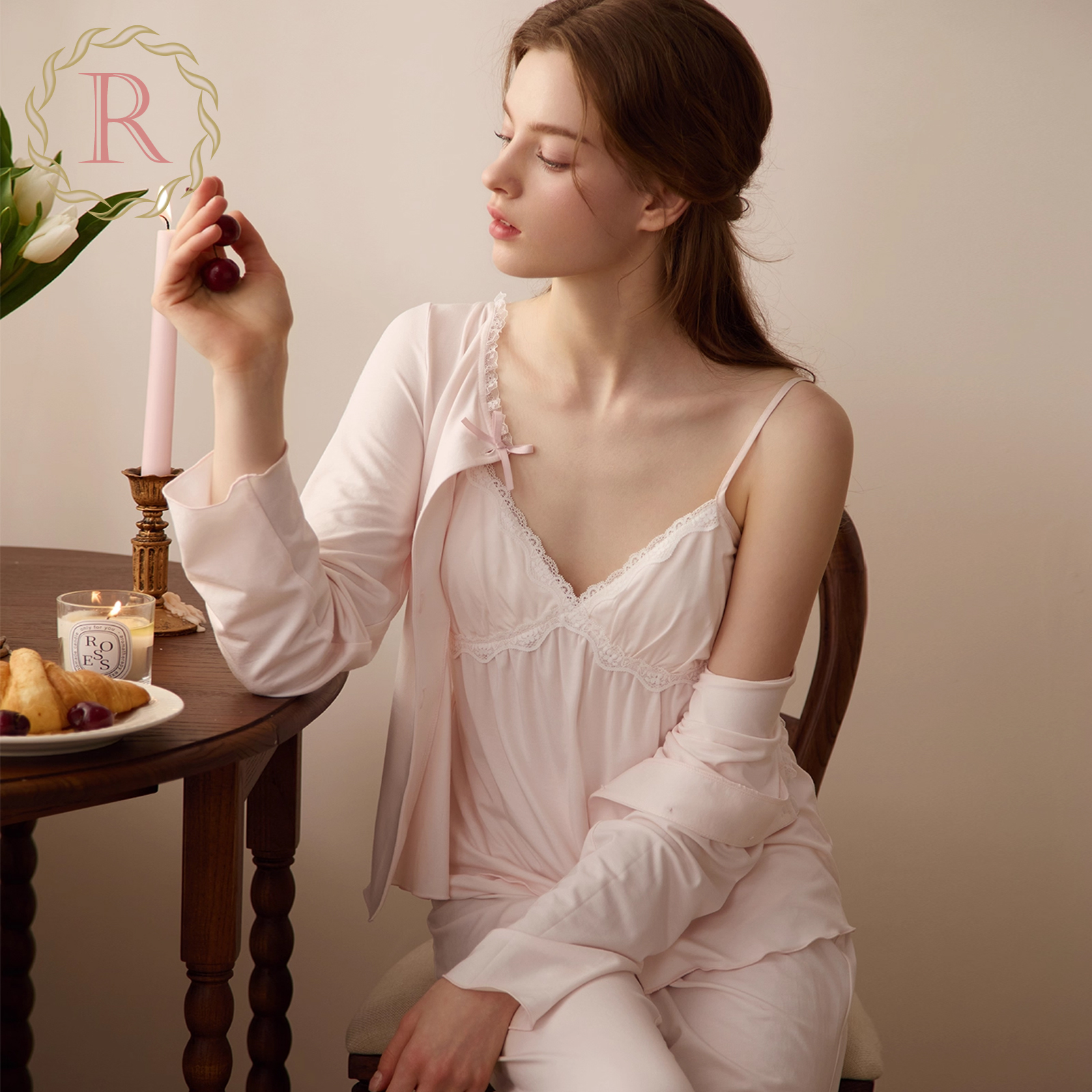 RoseTree日系清新甜美少女三件套