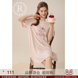 RoseTree可爱睡裙女款夏季短袖甜美日系卡通少女睡衣2025新款夏天