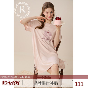RoseTree可爱睡裙女款夏季短袖甜美日系卡通少女睡衣2025新款夏天