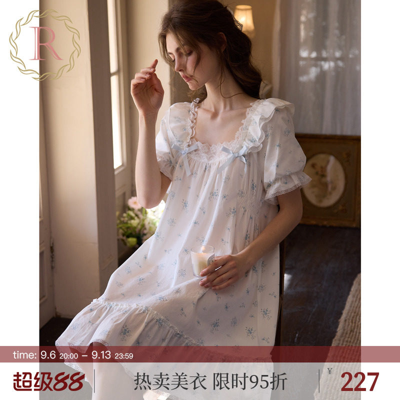 RoseTree复古甜美少女娃娃风睡裙图片