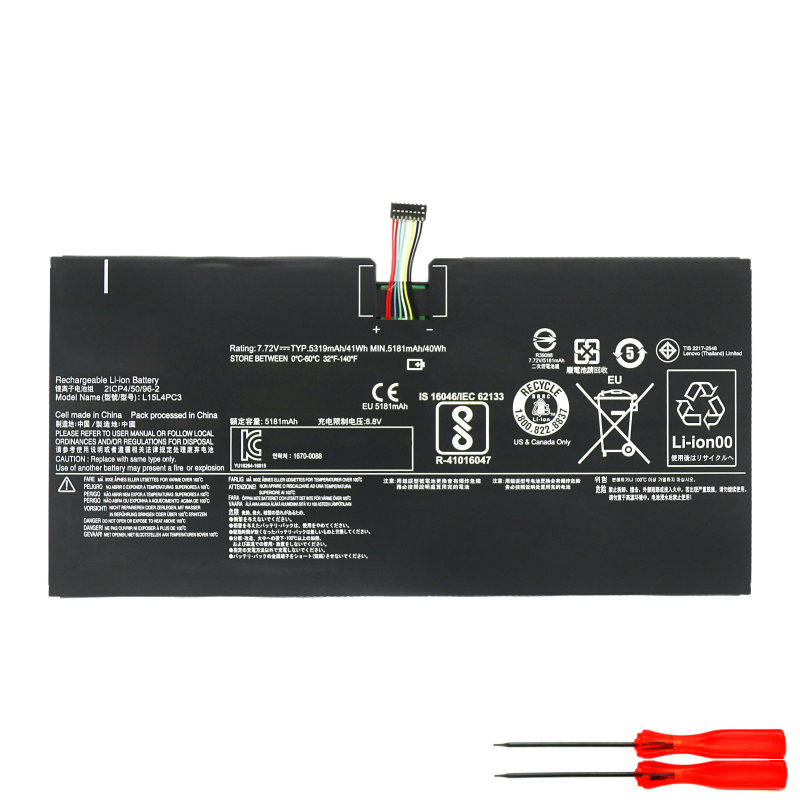 联想 MIIX 720-12IKB 5 Pro  L15L4PC3 L15M4PC3 平板电脑电池