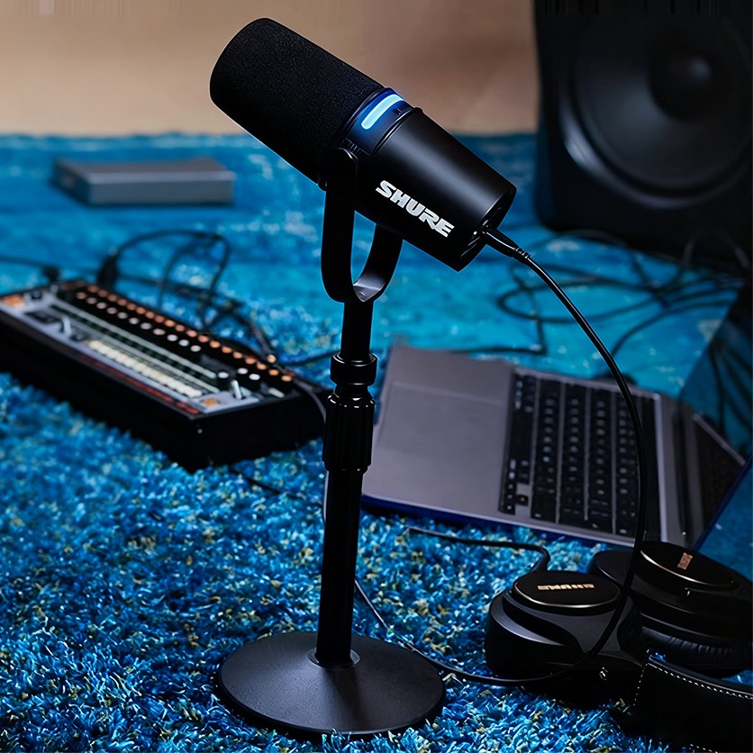 适用SHURE舒尔桌面麦克风支架