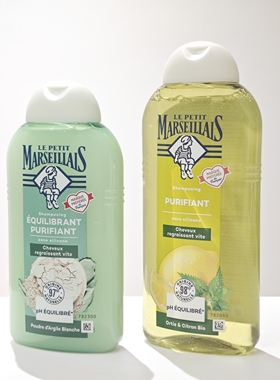 法国marseillais小马赛人洗发水 含百里香和白泥精华 250ml
