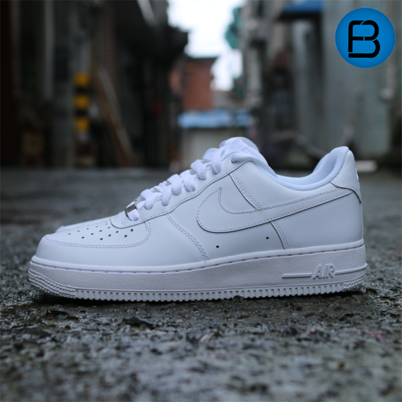 识货 AIR FORCE 1 AF1全白全黑 315122-111-001/315115-112-038