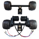 套件 遥控四轮电动滑板车动力套件云轮套件双层桥架扭扭车改装