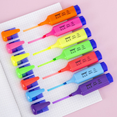 东洋荧光笔大容量记号笔套装 ins高颜值学生用划重点标记笔手账笔