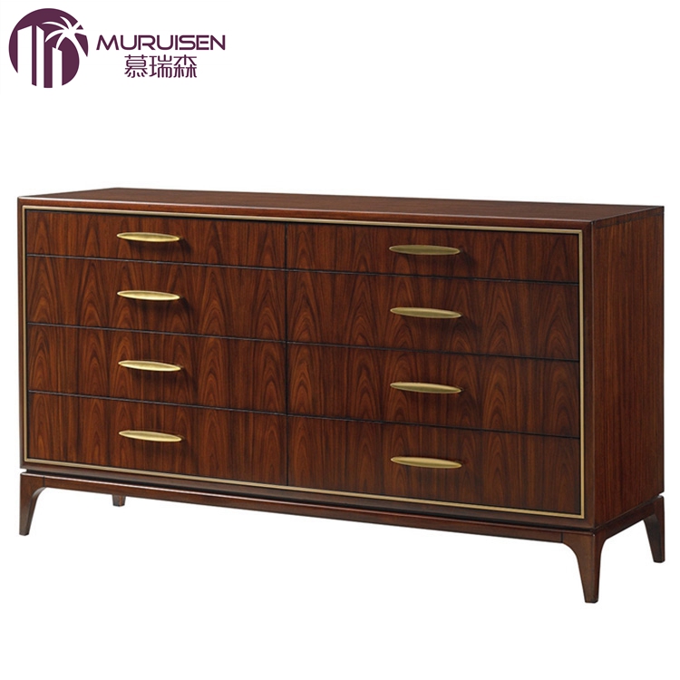 美式简约现代风客厅装饰柜梳妆台