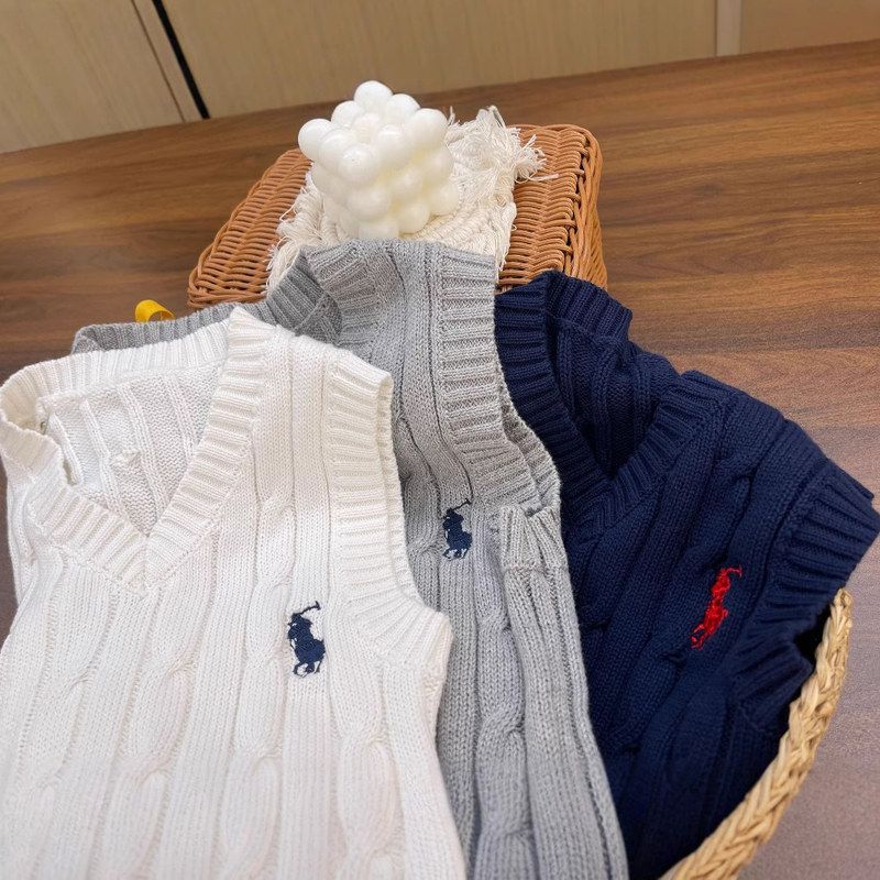 领洋气儿童女童背心马甲潮牌夹