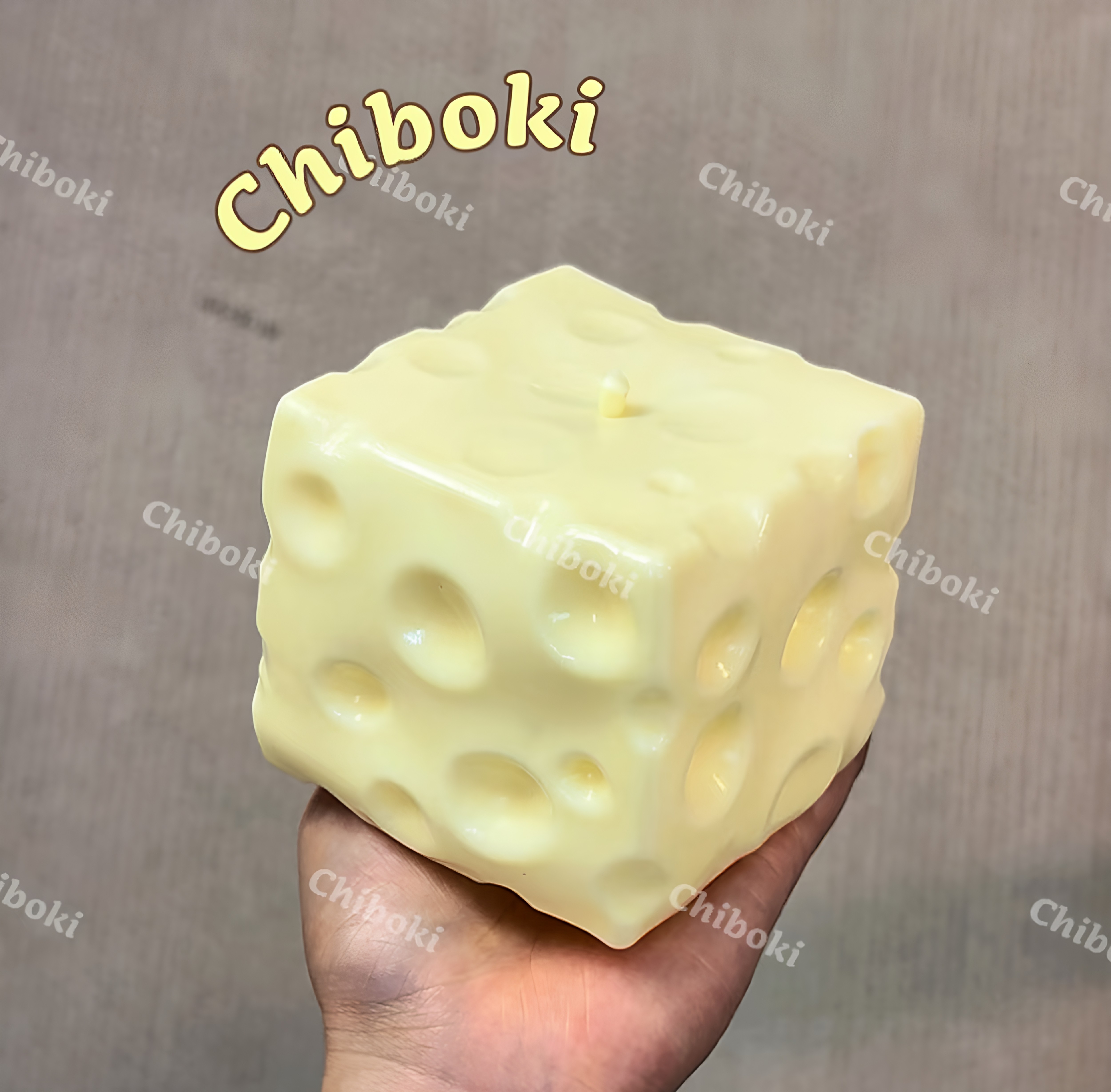 thumbnail for Chiboki Homemade Big Mac Cheese Cube Vaseline Plastic Non-Rebound Muscle Weakness Handmade Ball Squeeze Toys