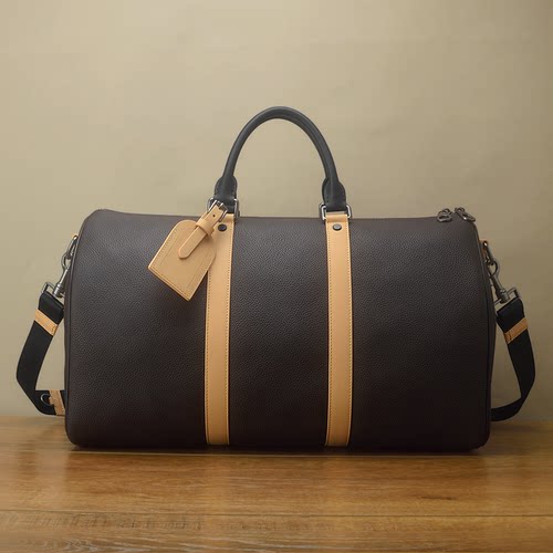 TOGO头层牛皮手工轻奢大号旅行袋