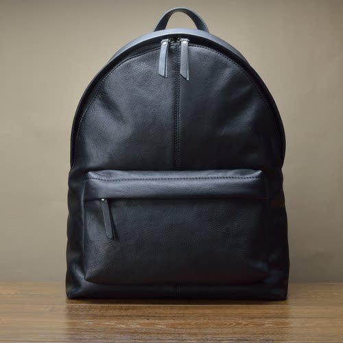 fimachun真皮双肩包进口植鞣潮人