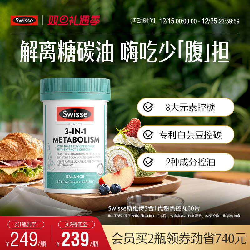 Swisse斯维诗三合一代谢