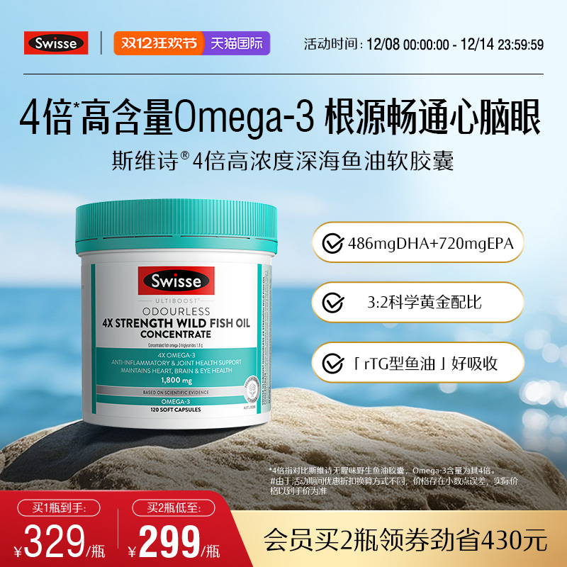 swisse斯维诗鱼油呵护心脑血管
