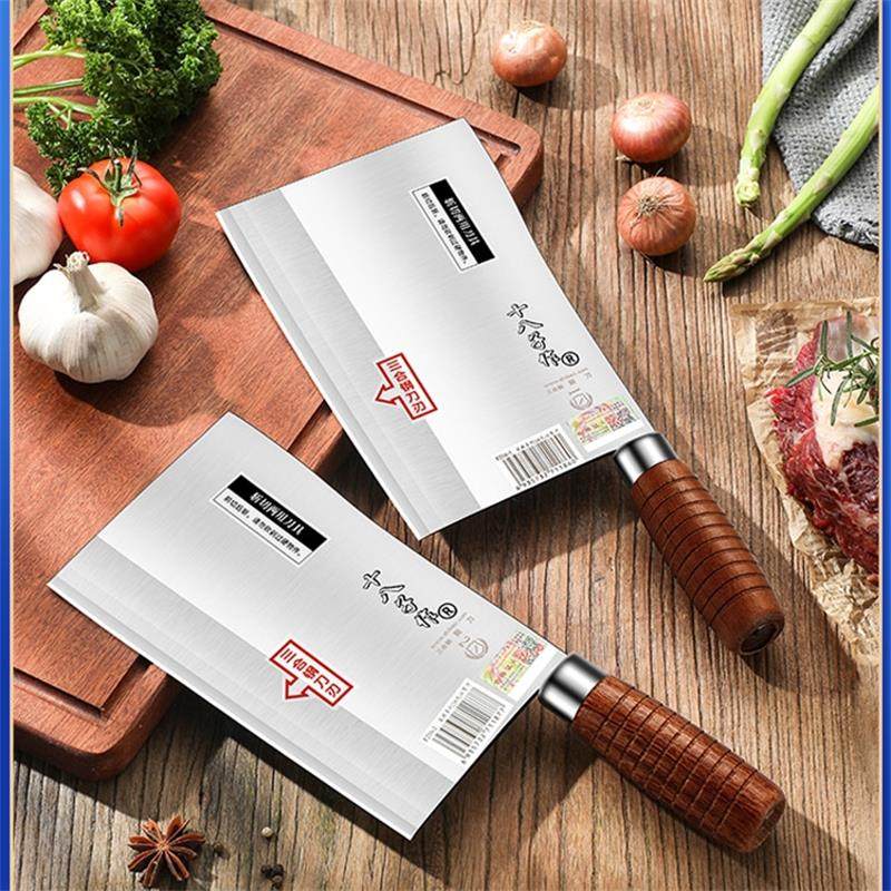 阳江十八子作菜刀三合钢加厚斩骨刀厨师专用烧腊刀酒店卤菜斩切刀,厨房/烹饪用具,斩骨刀,淘宝优惠券,粉丝福利购,淘宝优惠卷