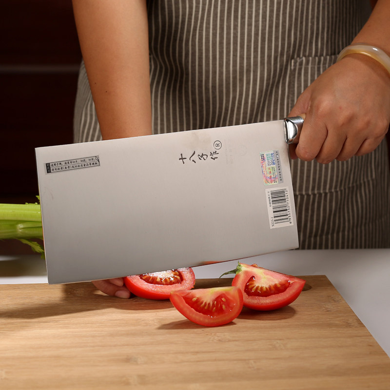 十八子作菜刀不锈钢厨刀手工中日式厨片刀厨房刀具切片刀切肉切菜