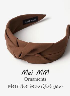 高级感发箍女2025新款洋气时尚日常外戴女宽边发卡子压发头箍头饰