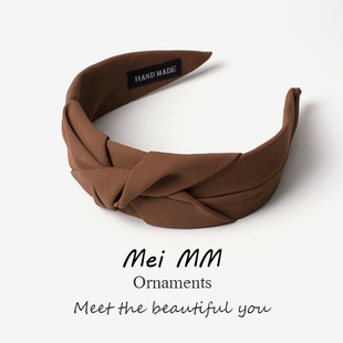 高级感发箍女2026新款 日常外戴女宽边发卡子压发头箍头饰 洋气时尚