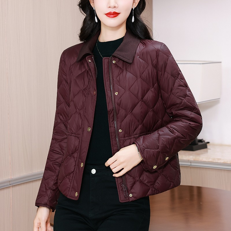 百搭常规羽绒棉口袋短外套保暖