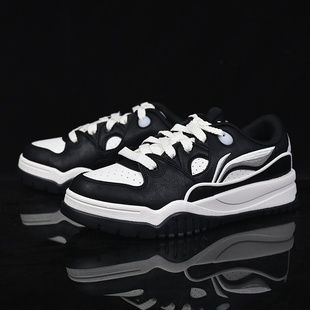 李宁潮跃男女舒适软弹经典休闲鞋2026春季新品低帮板鞋AGCW011