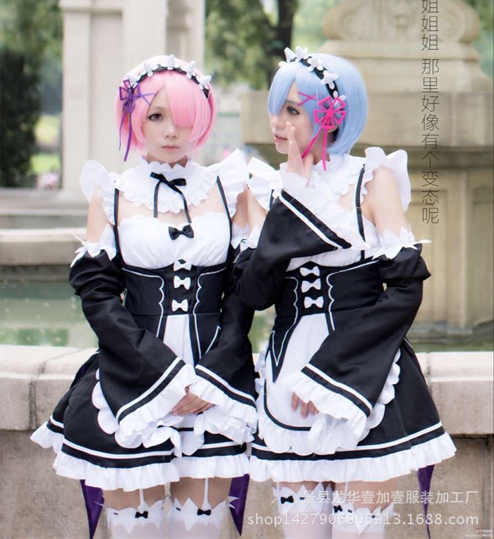 从零开始的异世界生活cos服 拉姆蕾姆雷姆cos服日本女仆装cosplay