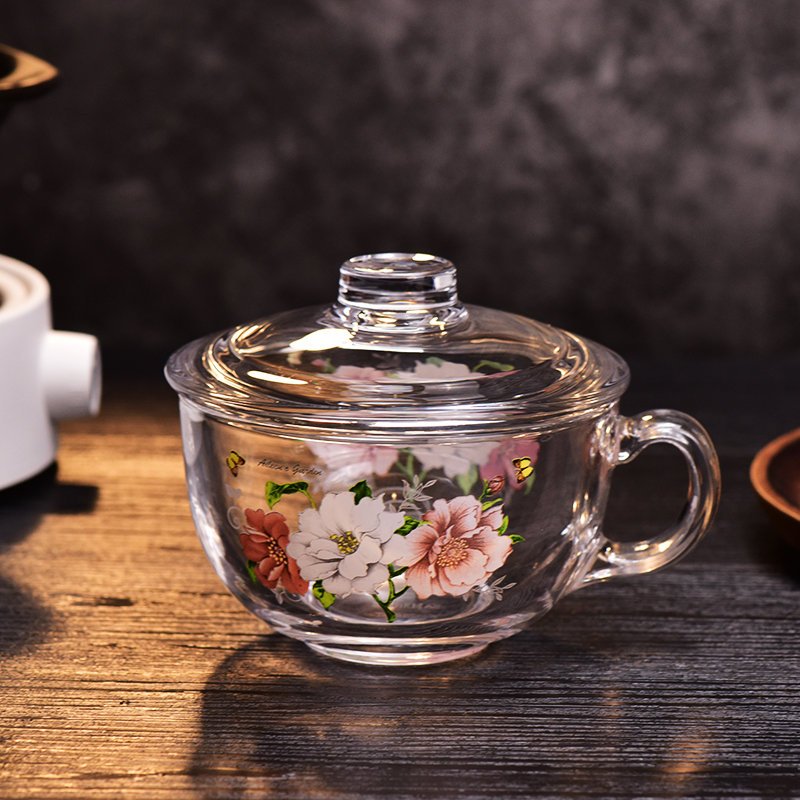 韩式玻璃杯泡茶杯杯子燕麦杯