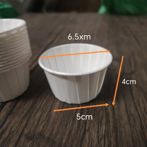 5039白色蛋糕纸杯61儿童节麦芬奶油蛋糕纸杯耐高温淋膜防油纸托