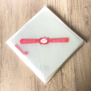 23cm面包包装纸透明三明治包装膜三角蛋糕单片纸烘焙玻璃纸一千张