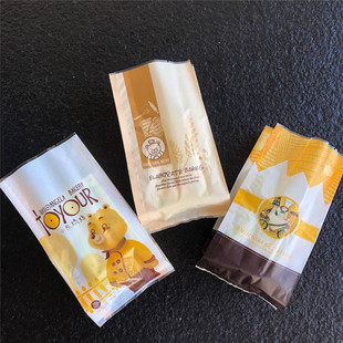 小号面包切片吐司包装袋烘焙方包袋 西点餐包开窗透明塑料袋100个