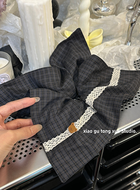 小众新款高级感拼接撞色发圈