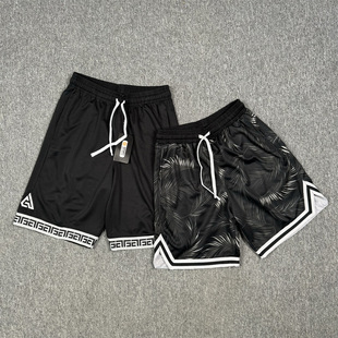 新款字母哥运动短裤羽毛篮球裤休闲健身跑步宽松球裤四分裤