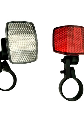 夜骑辐条灯反光尾灯山地车后警示片夜间货架反光板自行车前反光板