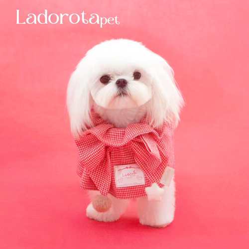 Ladorota新年红纯棉宠物饰品