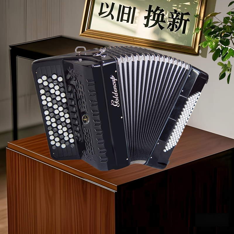 金杯手风琴巴扬手风琴120贝司96贝60贝斯JH5120/JH5096巴杨演奏