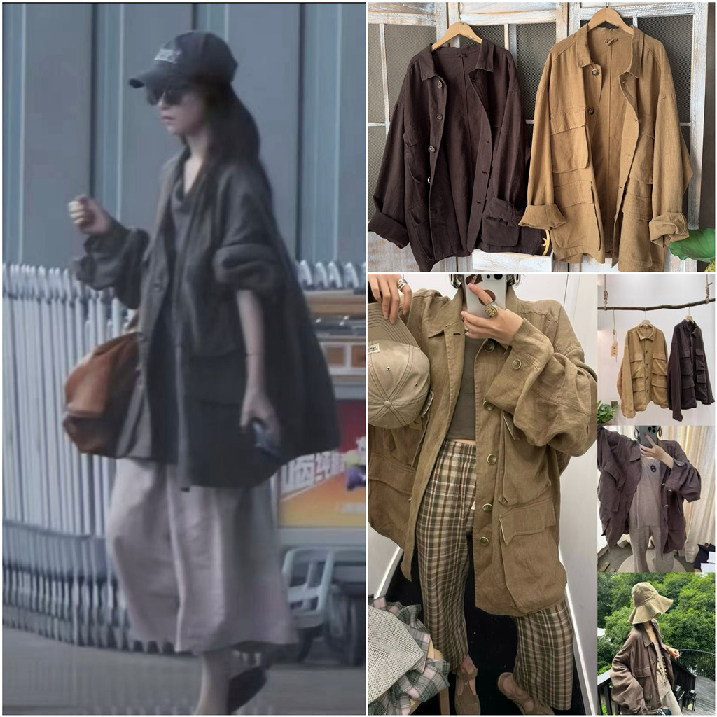 高品质！100%汉麻大版女外套