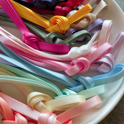 日本进口6mm双面高光泽缎带