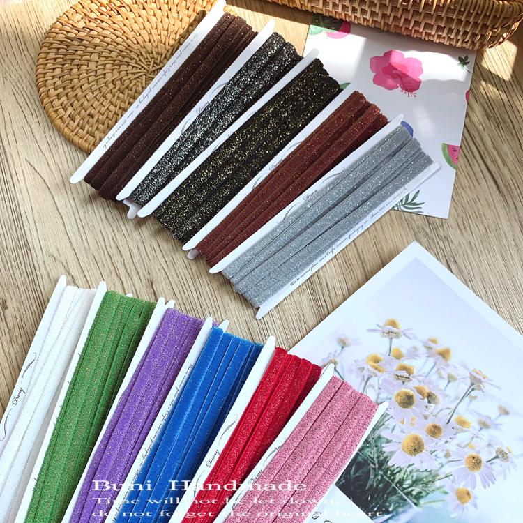 diy丝绒织带手工饰品发夹