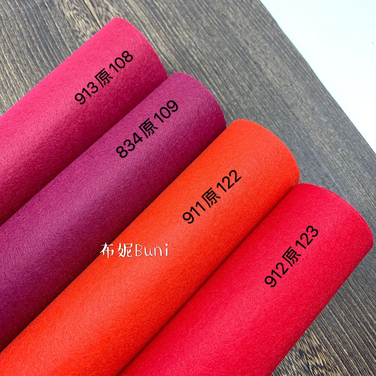 【布妮坊】1.2mm薄纯色韩国进口基础不织布手工diy饰品玩偶布料