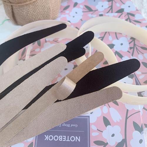 绒面带胶发箍底片手工diy