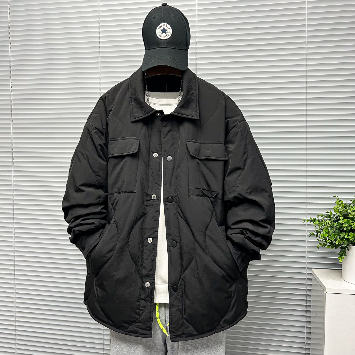 衬衫式翻领羽绒服男士冬季装大码胖子工装休闲轻薄90白鸭绒外套潮,男装,羽绒服,淘宝优惠券,粉丝福利购,淘宝优惠卷