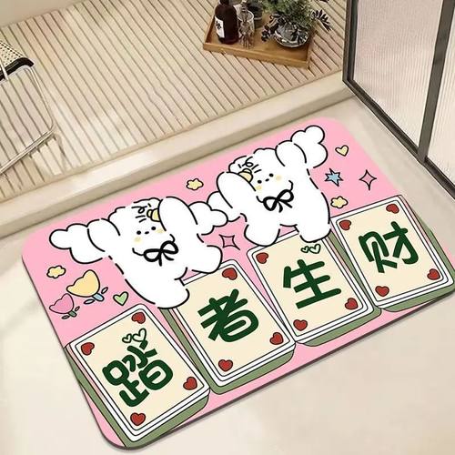 软硅藻泥吸水防滑速干地垫