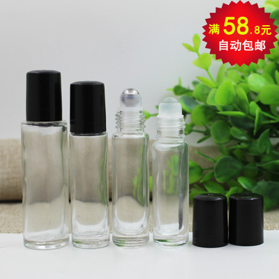 透明大滚珠瓶黑塑料盖玻璃珠钢珠