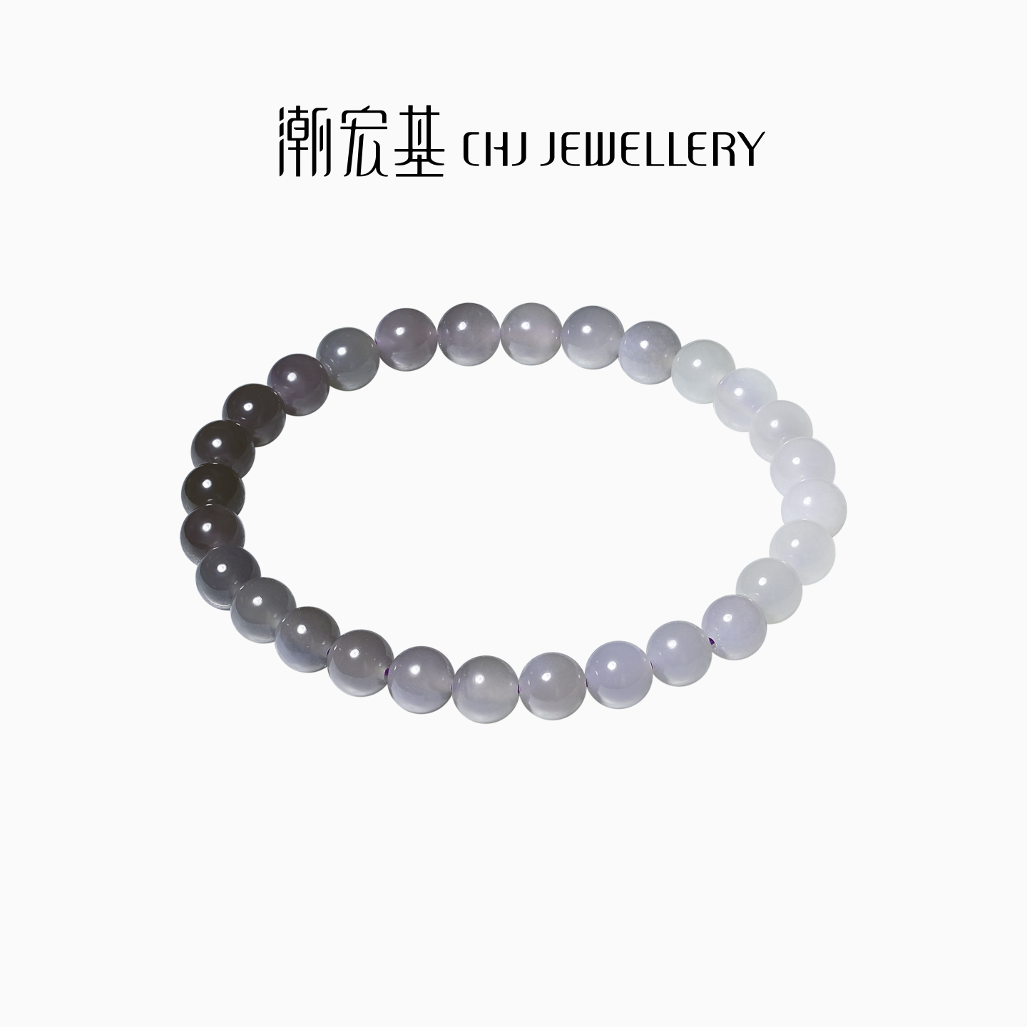 潮宏基和田玉手串国潮时尚