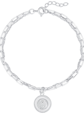 潮宏基哆啦A梦s925银手链