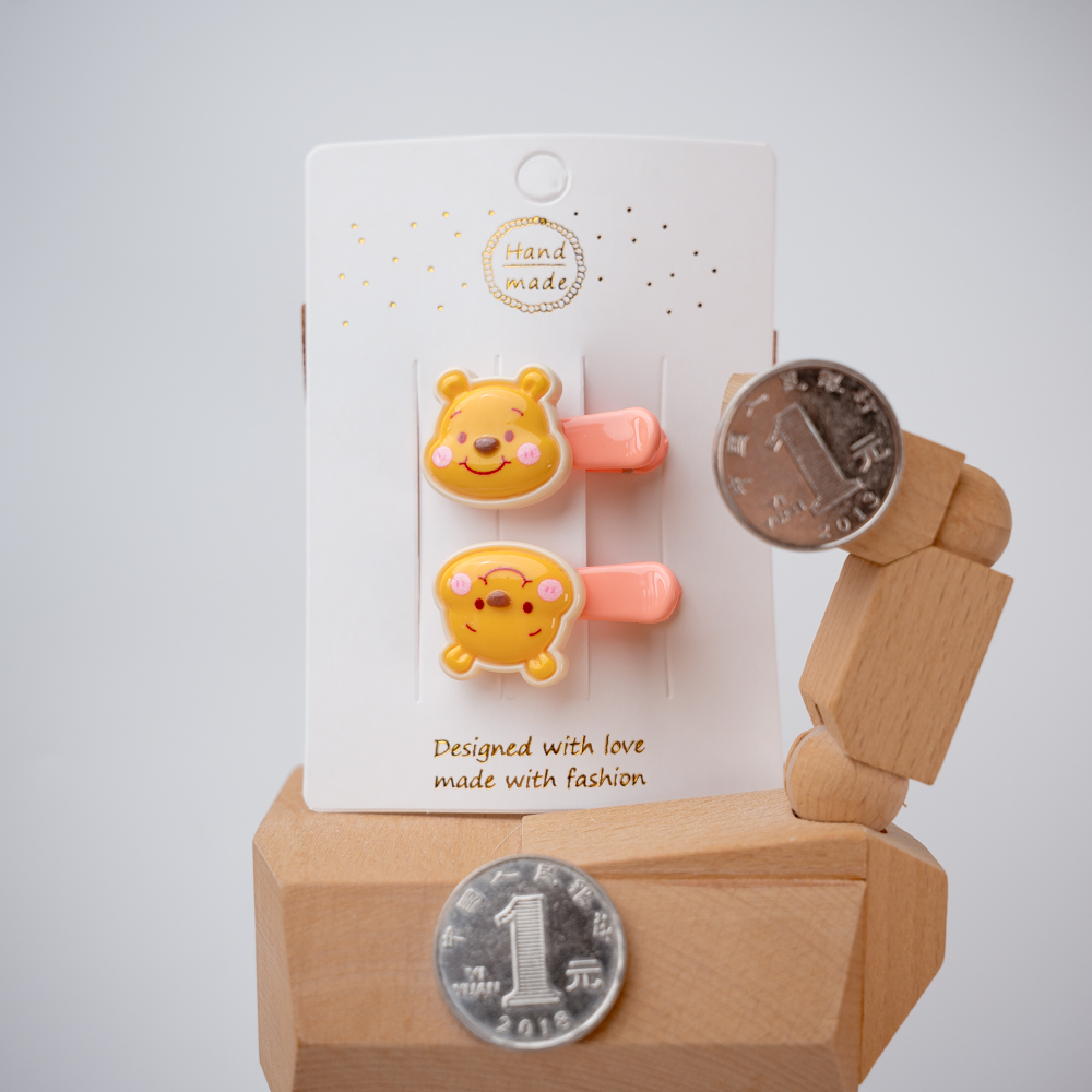 0-6卡通女孩圆头不伤发小号发夹