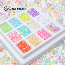 10克 幻彩色珠光花生米珠亚克力串珠diy手工饰品手机项链配件材料