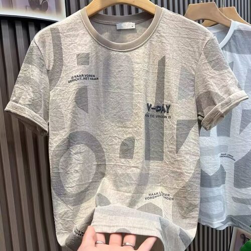 潮牌短袖t恤男夏季新款韩版潮流