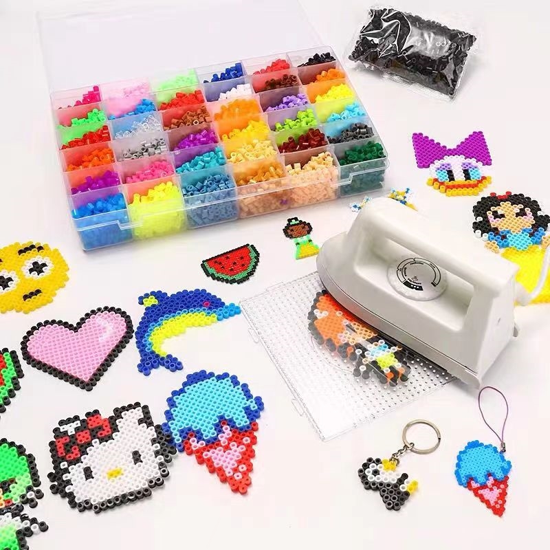 拼拼魔法珠益智玩具儿童拼图手工