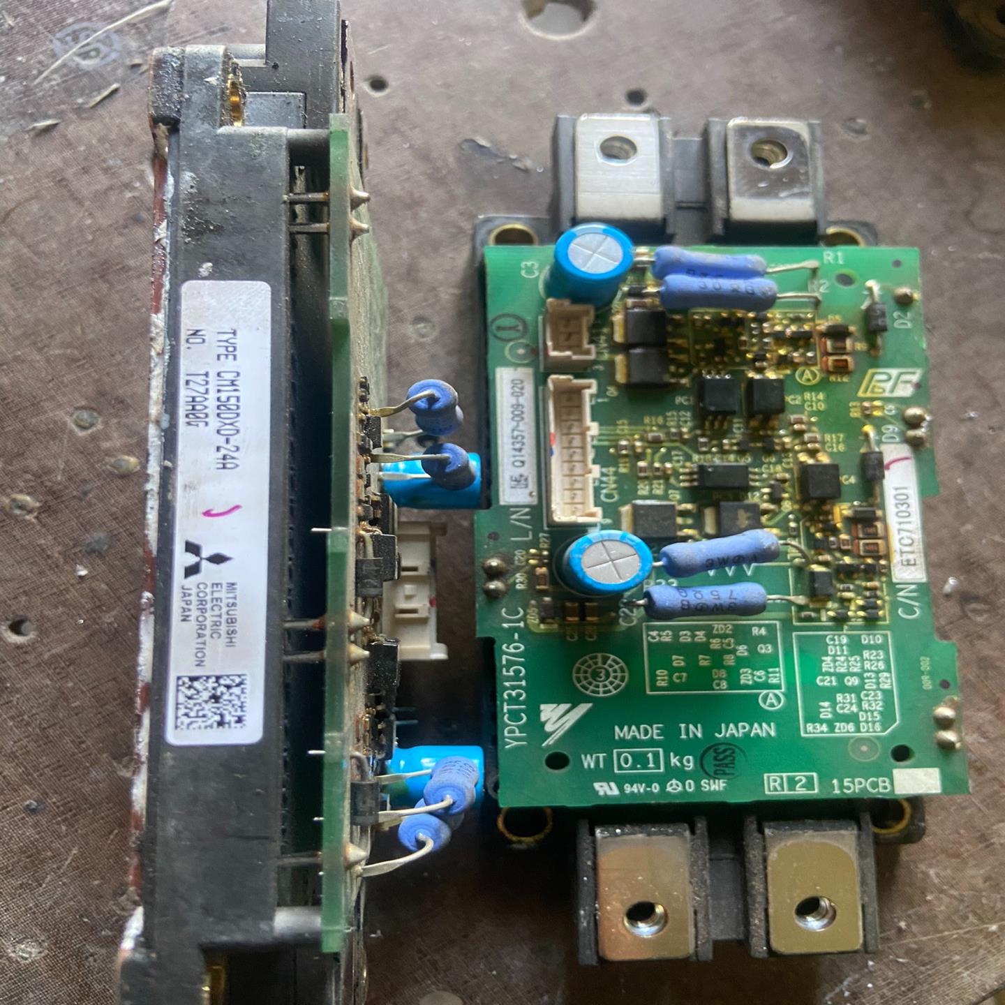 【议价】CM150DXD-24A安川变频器模块 带板一手拆机 功能正